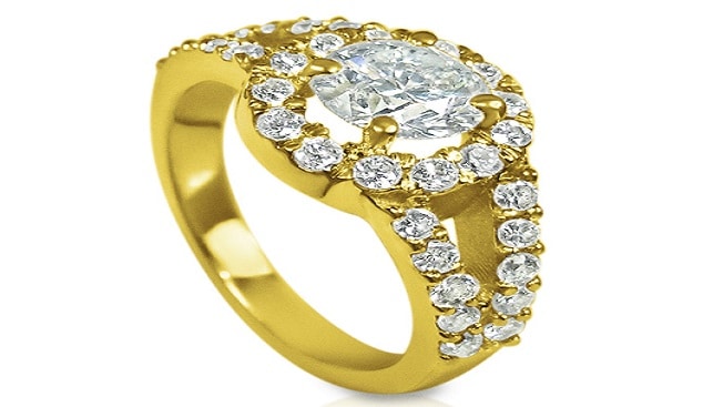 Goldiam Diamond ring