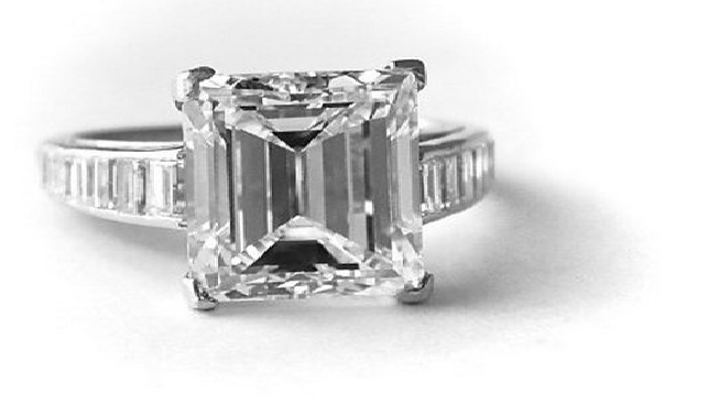 7.45-carat Harry Winston diamond engagement ring - estimated at US$300,000