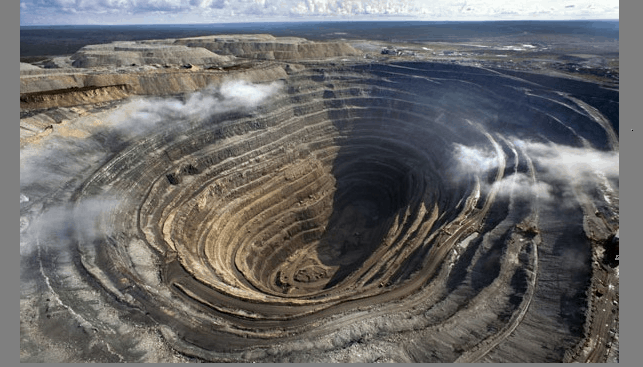 An Alrosa diamond mine Verkhne-Munskoe