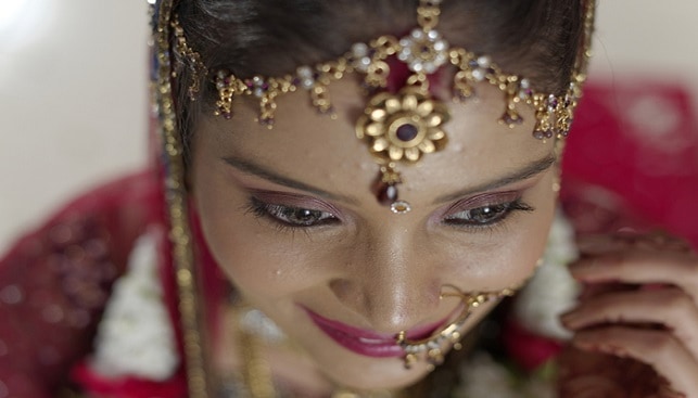 Indian woman wearing jewelry