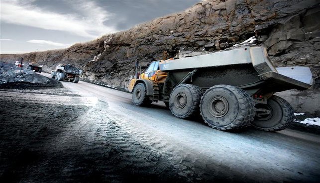 Mining at a Gem Diamonds Mine