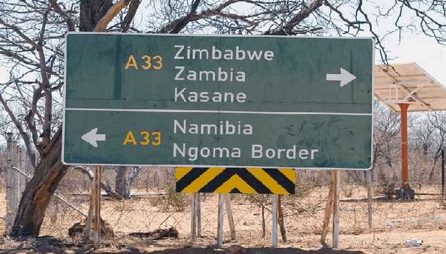 Namibia or Zimbabwe