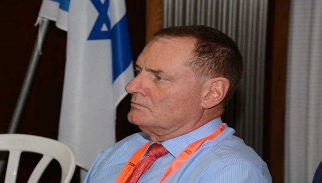 WFDB President Ernie Blom during a conference in Israel