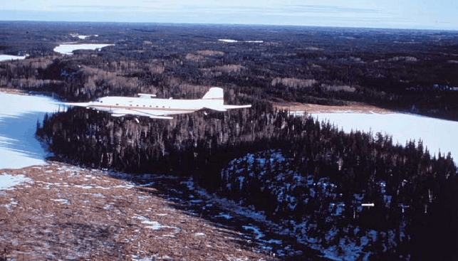 Aerial prospecting, Canada