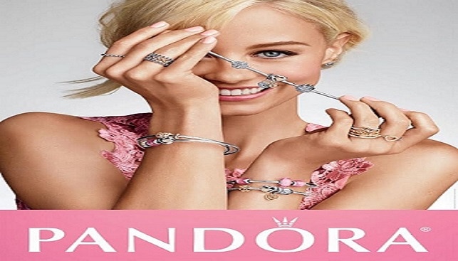 Wearing Pandora jewelry