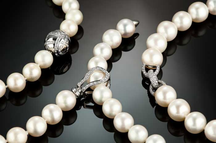 Pearl necklaces