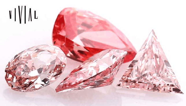 Pink diamonds by Vivial
