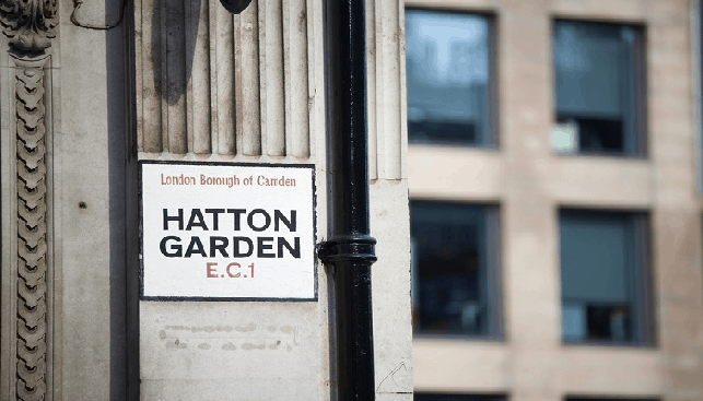 Hatton Garden, also known as London's diamond district