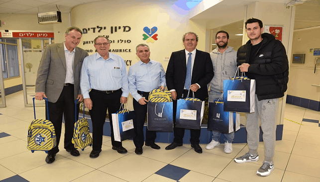 Israel Diamond Exchange and Maccabee Tel Aviv delegation