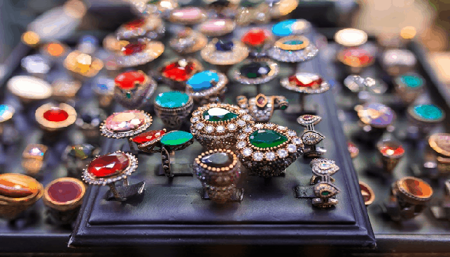 Jewelry market in Turkey