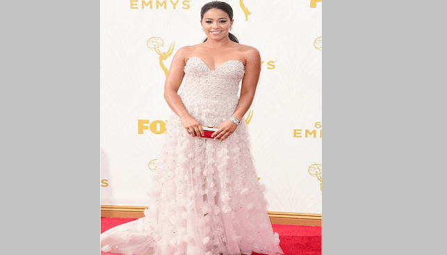 Gina Rodriguez in Forevermark Diamonds at 67th Primetime Emmy Awards