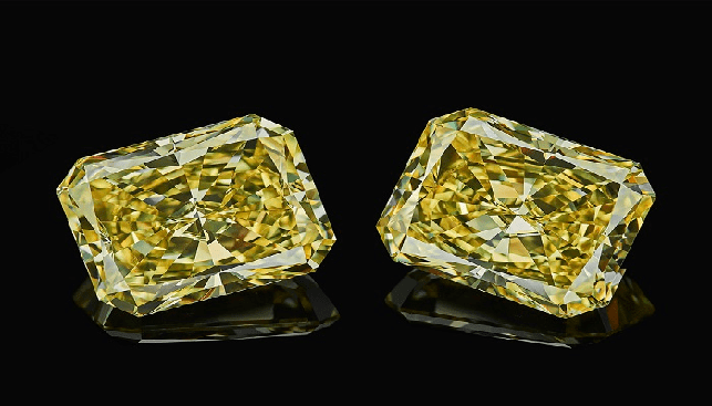 fancy yellow radiants diamonds