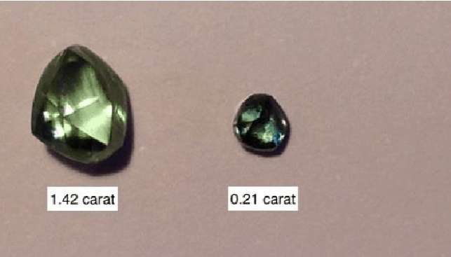 Green Diamonds From Merlin Mine