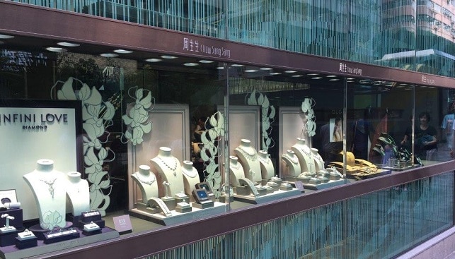 Jewellery shop Hong Kong