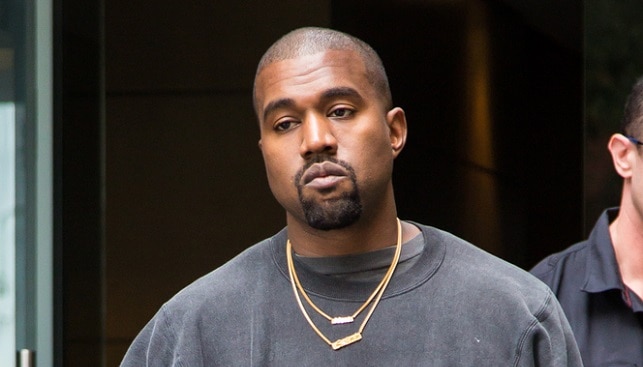 Kim Kardashian Wears Kanye West Earrings in NYC