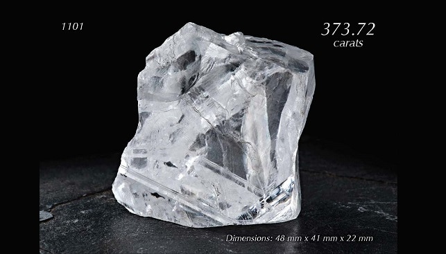 Graff's 373.72 carat rough diamond