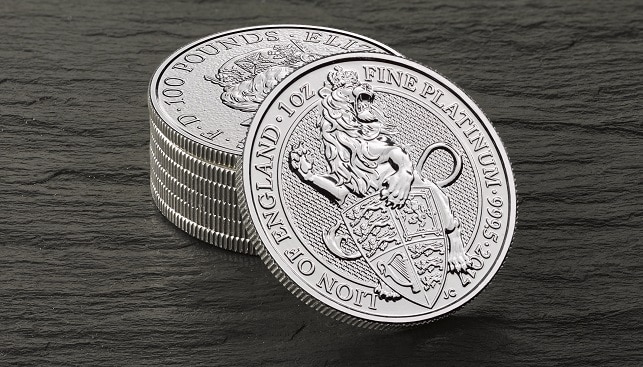 The Royal Mint launches its first ever platinum bullion products
