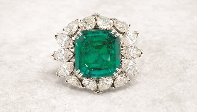 Harry Winston emerald ring