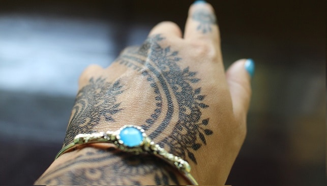 India jewelry blue gem