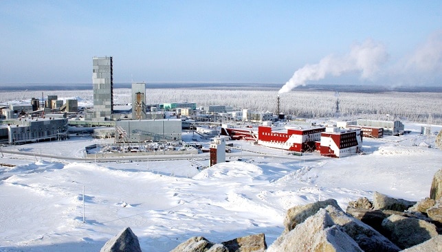 Diamond Mine snow Russia