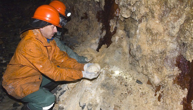 Underground diamond mining Russia