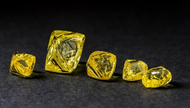 Fancy yellow diamonds dominion