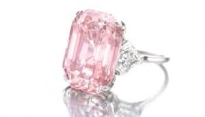 Big Pink Diamond Ring
