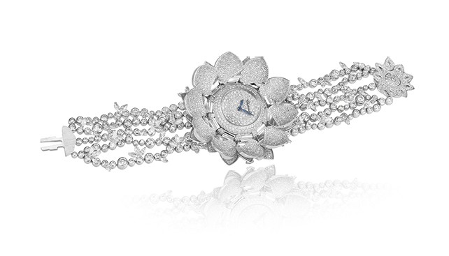 Lotus Luxury Watch Chopard diamonds