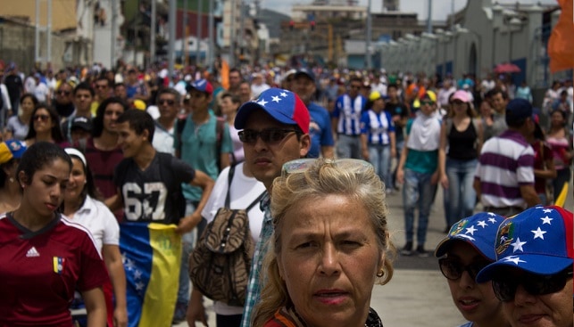 Venezuela Venezuelan People protest