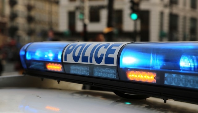 Police car Paris France