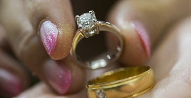 India wedding diamond ring