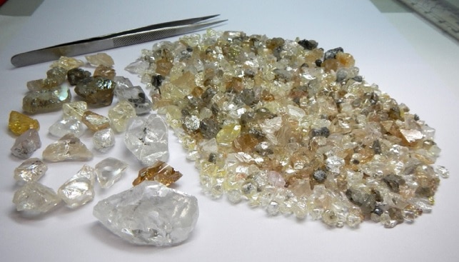 Lucapa rough diamonds Angola