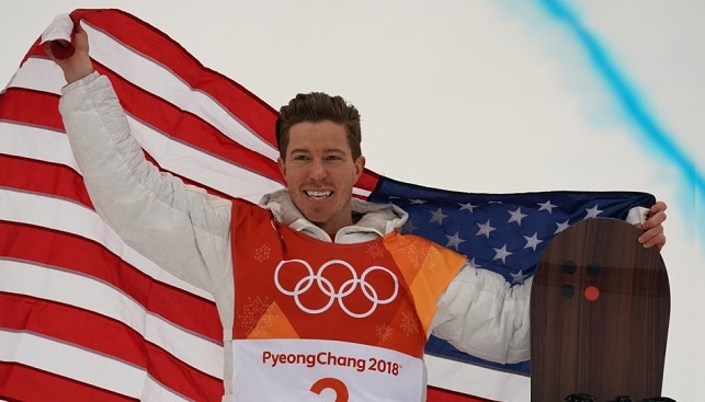 Olympic snowboard Shaun White
