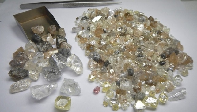 Rough Polished Diamonds