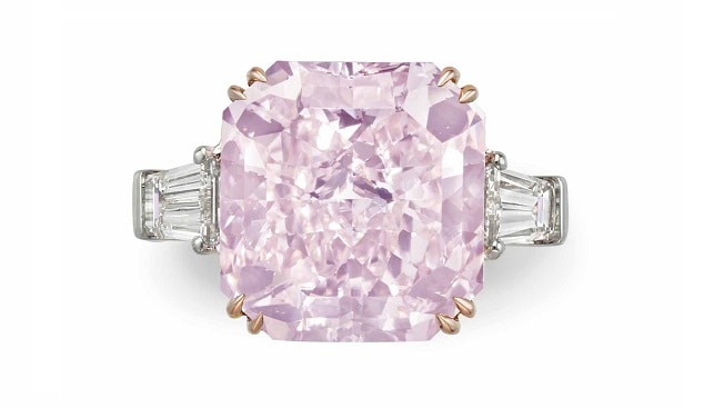 pink diamond ring Christie's