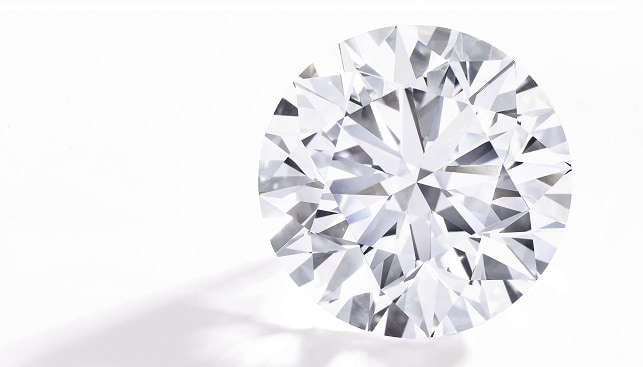 Round brilliant Flawless diamond