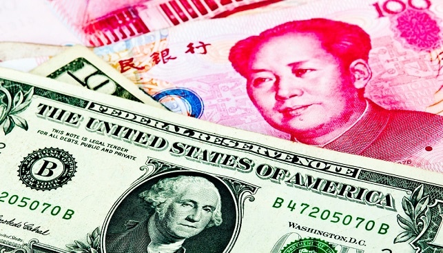US dollar china RMB