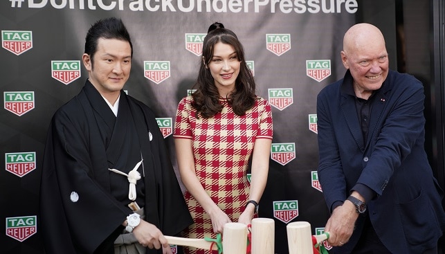 Bella Hadid TAG Heuer