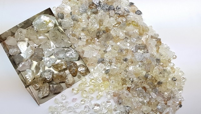 Lucapa rough diamonds Angola