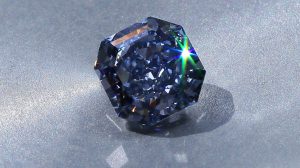 blue radiant diamond