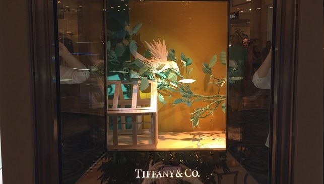 tiffany jewelry store display