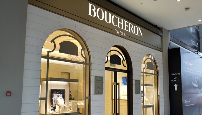 Boucheron jewellery watches store