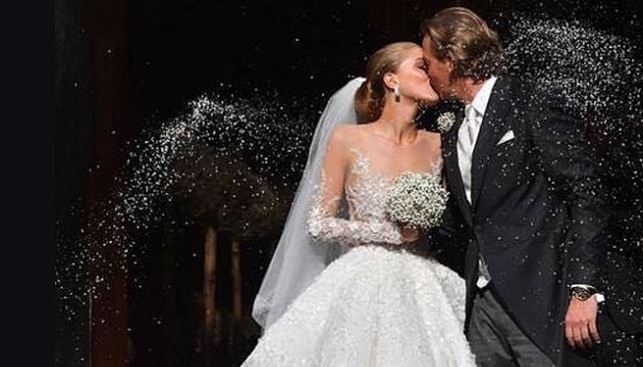 Victoria Swarovski wedding dress