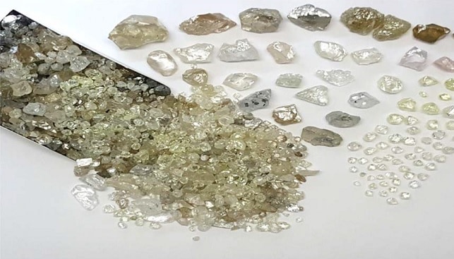 Lucapa rough diamonds