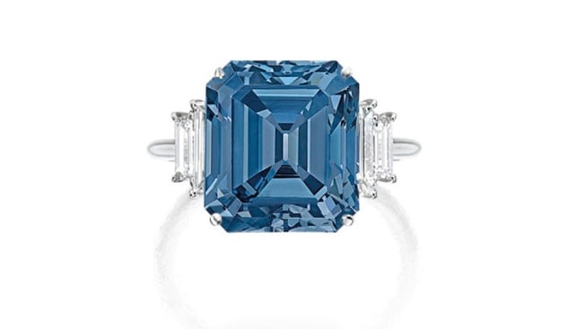 Fancy Blue Diamond Ring