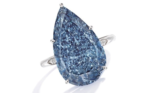 Fancy Blue Diamond Ring