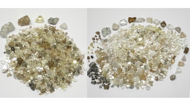 Lucara rough diamonds AngolaLucapa