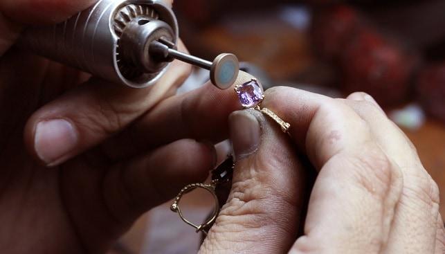 diamond ring polishing repair