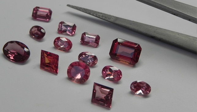 fancy color red Sapphire