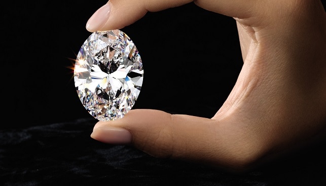 Sotheby's 88.22 Carat Oval Diamond